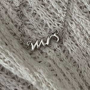 Kate Spade  Say Yes “MRS” necklace